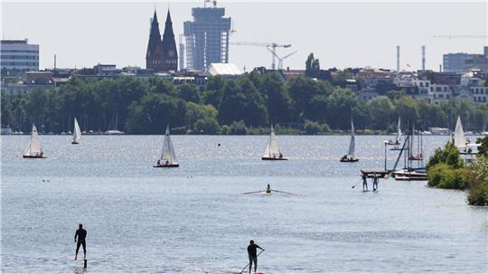 Am Wochenende wird es stellenweise richtig heiß in Deutschland - auch in Hamburg. (Archivfoto)
