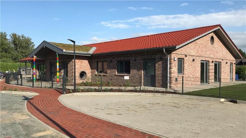Am alten Deich liegt die neue Wischhafener Kindertagesstätte Deichkinder.