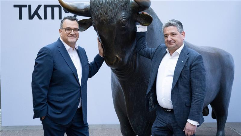 Marineschiffbauer TKMS legt fulminanten Börsenstart hin Am ersten Tag des Börsenhandels ging es für die TKMS-Aktie aufwärts.