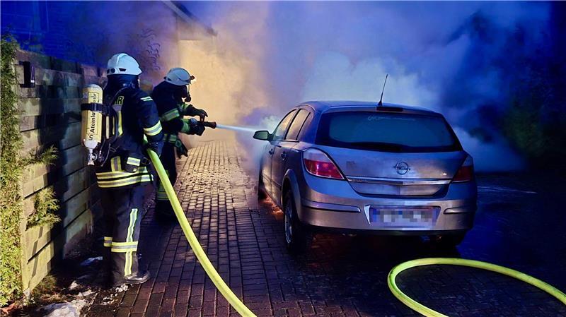 Am frühen Morgen waren die Ortsfeuerwehren Kutenholz und Aspe im Einsatz.