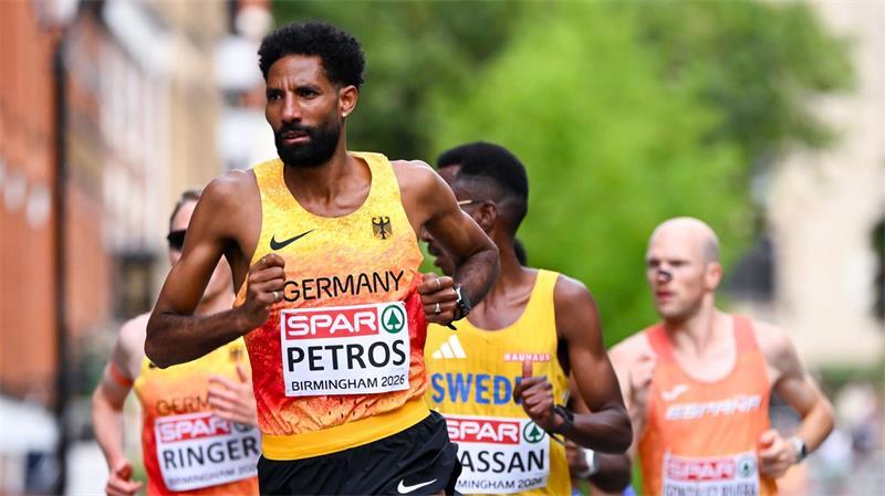 Petros trotzt Einreiseproblemen und stürmt zu Marathon-Gold Amanal Petros ist der neue Marathon-König Europas.