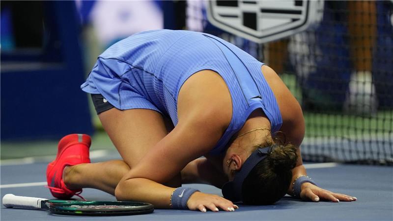 Von Schmach zurück ins Endspiel: Anisimova greift nach Titel Amanda Anisimova wurde nach ihrem Halbfinaleinzug emotional.