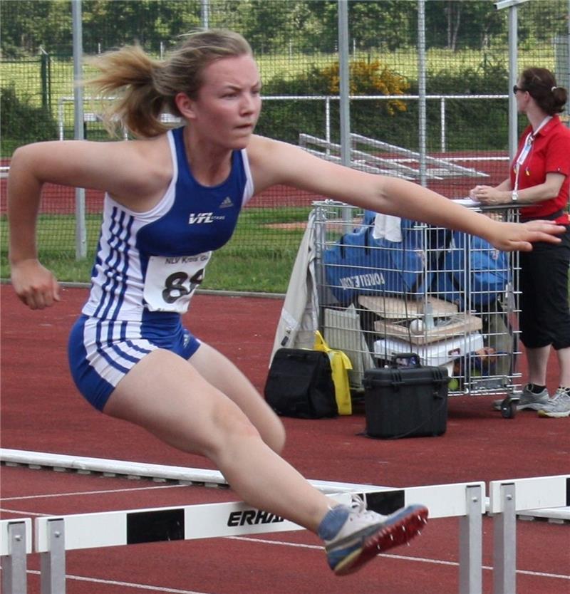 Amelie Schulz vom VfL Stade hat sich im Siebenkampf für die Deutsche Meisterschaft qualifiziert.