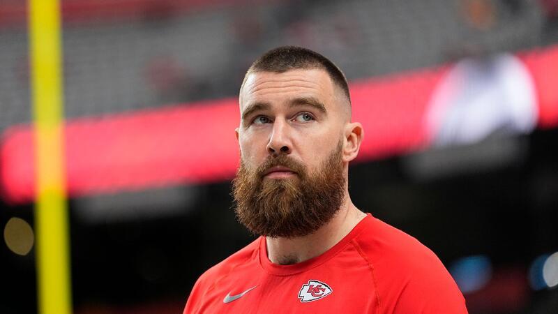 American-Football-Star Travic Kelce ist der Freund von Taylor Swift.