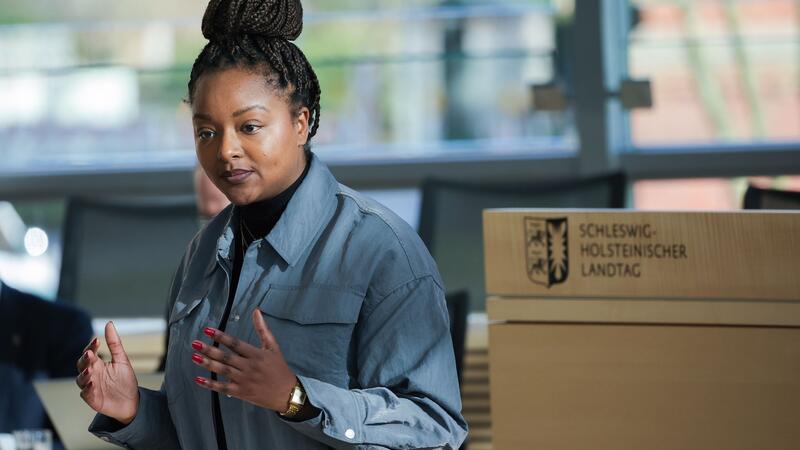 Aminata Touré, Ministerin für Soziales, Integration und Gleichstellung in Schleswig-Holstein.