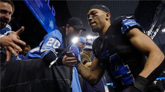 Amon-Ra St. Brown und die Lions gehen erstmals in ihrer Geschichte als Tabellenführer in die Playoffs.