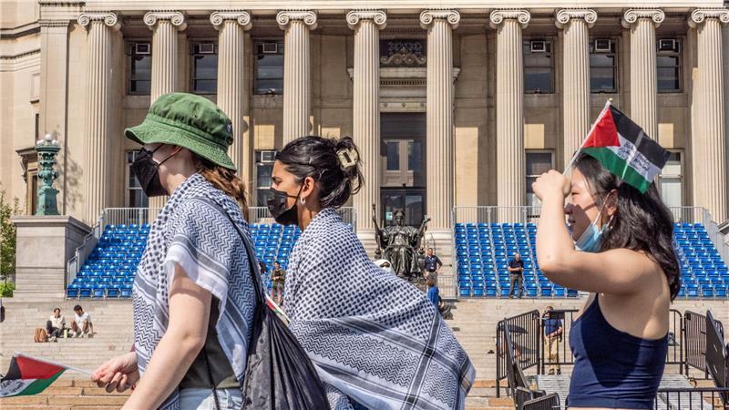 An der Columbia University in New York gab es propalästinensische Proteste. (Archivbild)