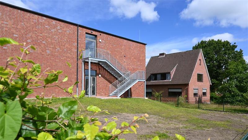 An der Schanzenstraße gibt es eine Erweiterungsfläche, das Wohnhaus wird abgerissen.