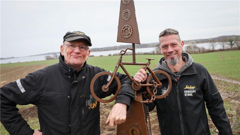 An der Selfie-Station gibt es eine gute Aussicht auf die Schlei.