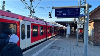 An der Strecke der S5 gab es am Mittwoch eine Störung.