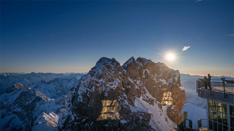 An der Zugspitze gab es einen großen Felssturz. (Archivbild)