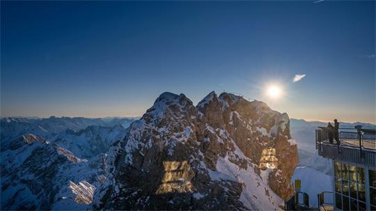An der Zugspitze gab es einen großen Felssturz. (Archivbild)