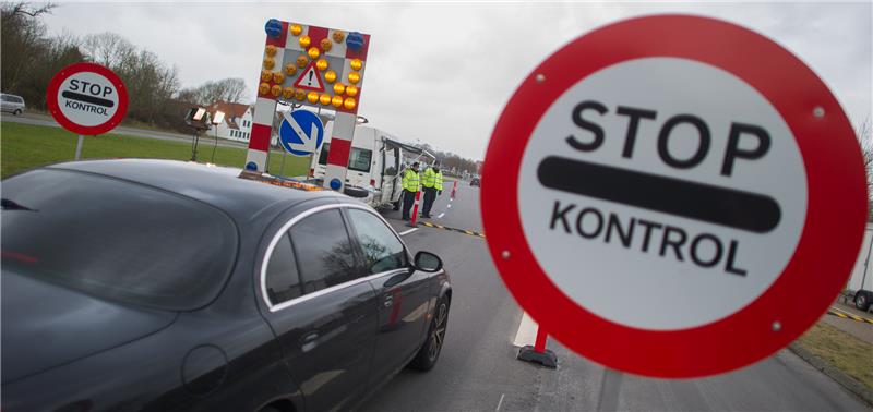 Dänische Grenzkontrollen sind unverhältnismäßig An der deutsch-dänischen Grenze wird nach wie vor kontrolliert. Foto: dpa-Bildfunk