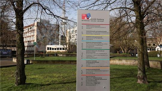 An einem Gebäude auf dem Campus der Universität Hamburg wurden antisemitische Schmierereien entdeckt. (Archivbild)
