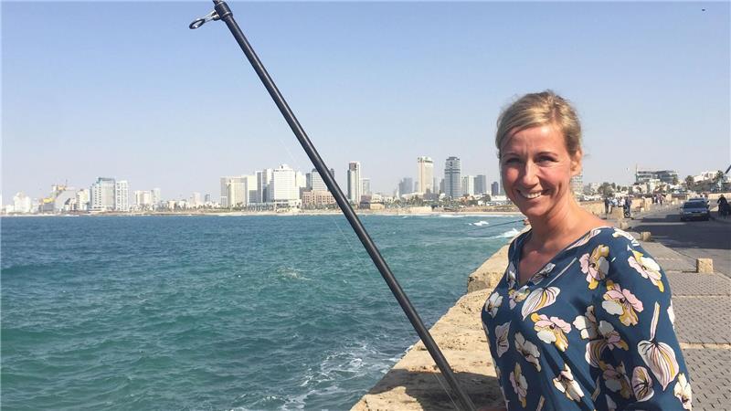 Andrea Kiewel in Tel Aviv - hier ein Foto aus dem Jahr 2016.