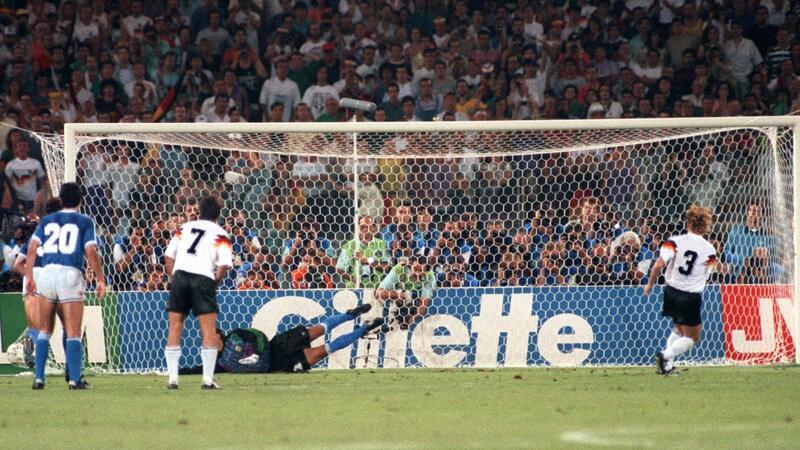 Andreas Brehme erzielte das entscheidende Tor im WM-Finale 1990 gegen Argentinien per Elfmeter.