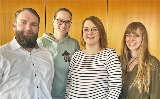 Andreas Neumann, Katharina Brüggemann, Julia Dieckmann und Lisanne von Allwörden vom Kita-Kreiselternrat.