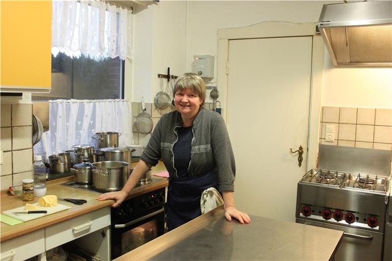 Anette Benecke ist die Küchenchefin. Die Küche wird gut angenommen, die Karte ist reichlich bestückt.