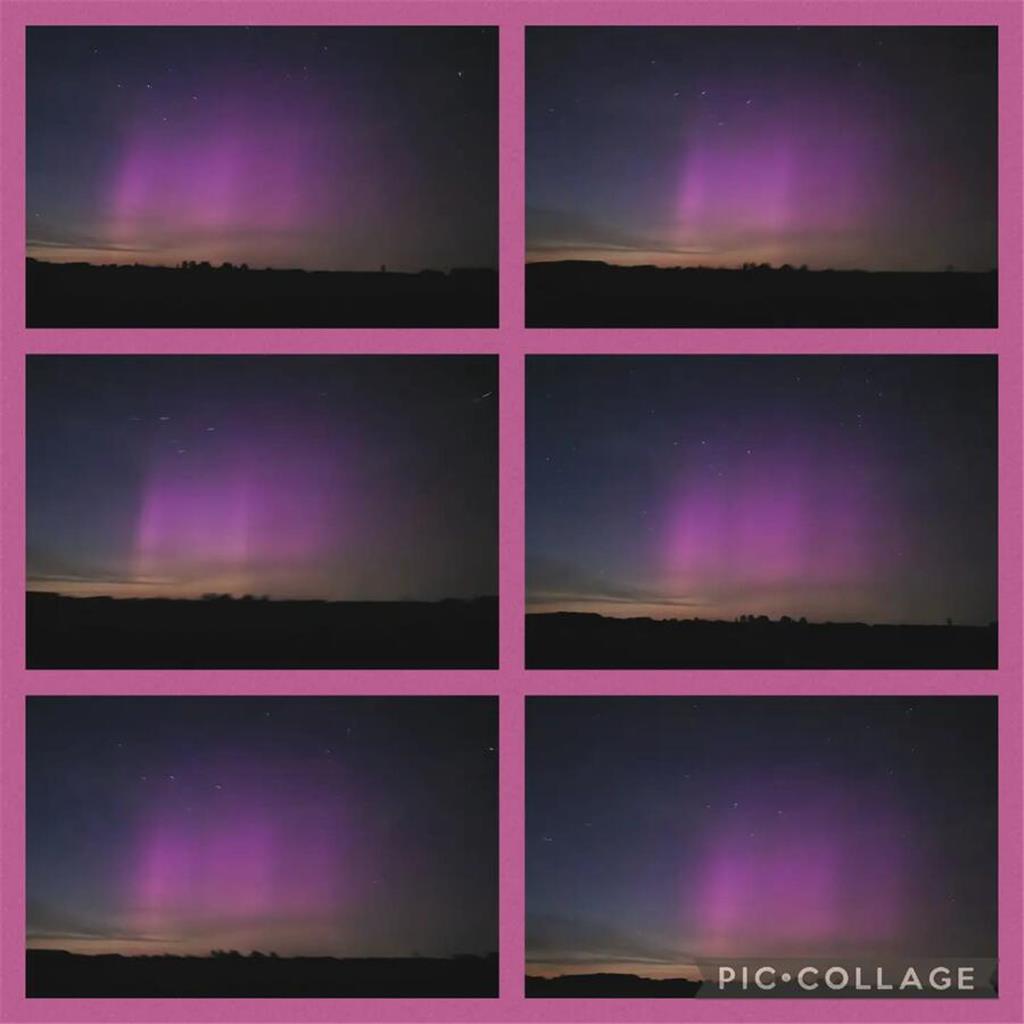 Angela hat sich eine Collage aus dem Lichtern in Hechhausen erstellt.