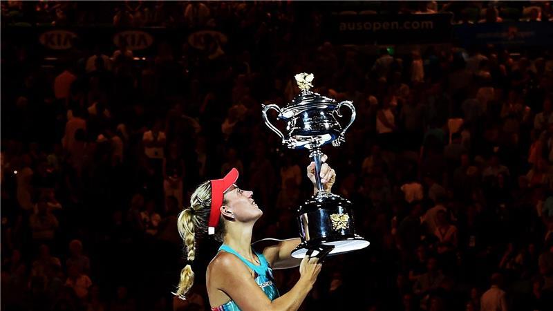 Angelique Kerber gewann vor zehn Jahren bei den Australian Open ihren ersten Grand-Slam-Titel.