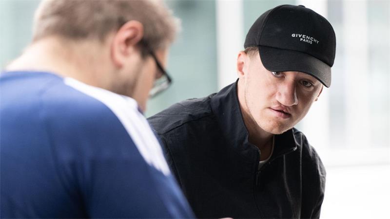 Angelo Stiller kehrte via Frankfurt in die Heimat zurück.