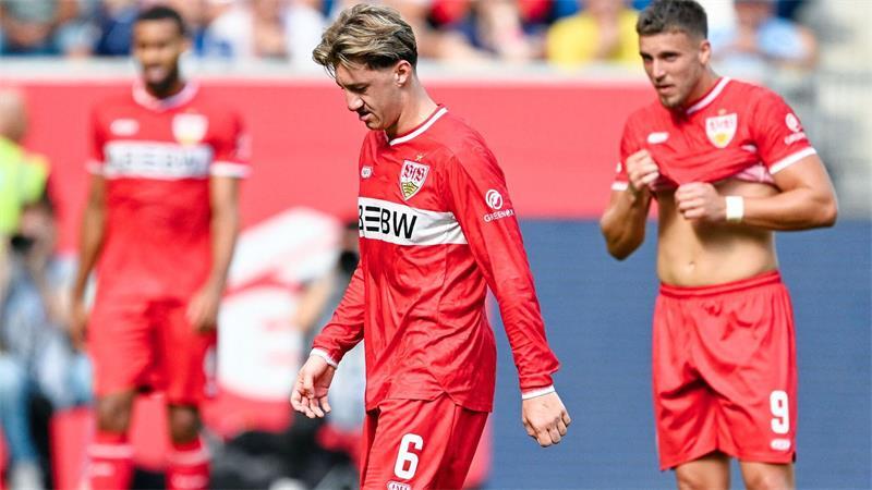 Stuttgart strauchelt in Hoffenheim Angelo Stiller musste angeschlagen vom Platz.