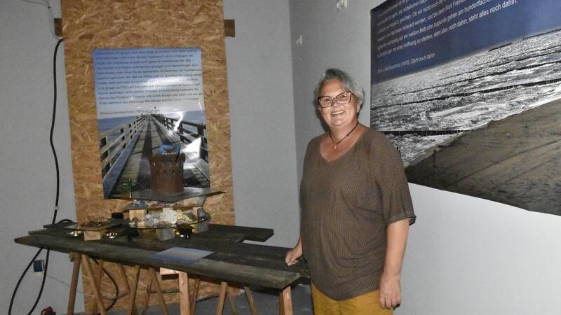 Anja Tiedemann in ihrer "Denkkammer."
