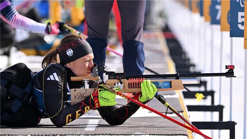Anja Wicker verfehlte im ersten Schießen eine Scheibe. 