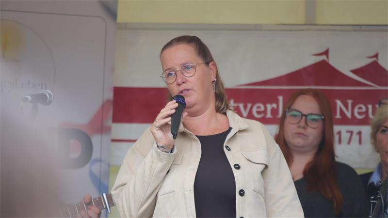 Annelies Schnoor vom Verein Abend fürs Leben.