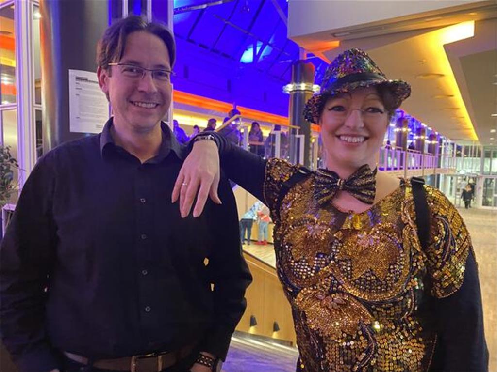 Annika Bloempott und ihr Mann sind schon öfter bei der Rocky Horror Show gewesen...