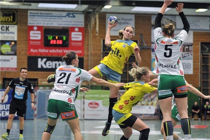 Annika Lott erzielte sechs Tore gegen Göppingen und damit die meisten beim BSV. Foto: Iso Jürgens