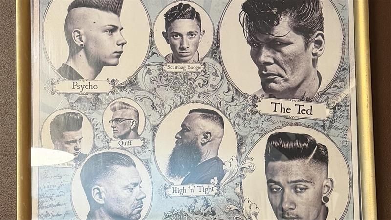 Anschauliche Beispiele für unterschiedliche Frisurentrends im Barbershop in Wiegersen.