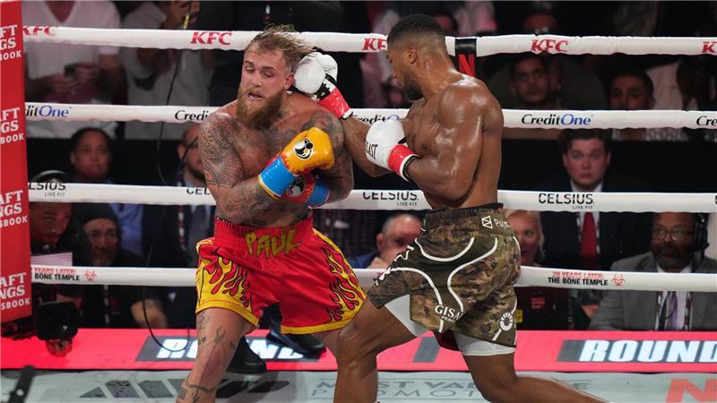 Anthony Joshua gewann das ungleiche Duell gegen Jake Paul.