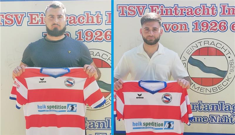 Anton Lasko und Serdar Aydin verstärken den Bezirksligisten TSV Eintracht Immenbeck.