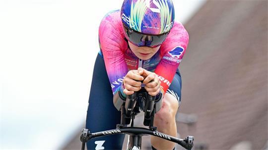 Antonia Niedermaier hat bei der Tour de France der Frauen im Zeitfahren die Top Ten verpasst. (Archivbild)