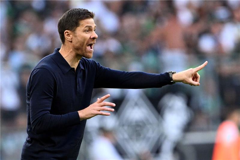 Antreiber in Leverkusen: Cheftrainer Xabi Alonso.