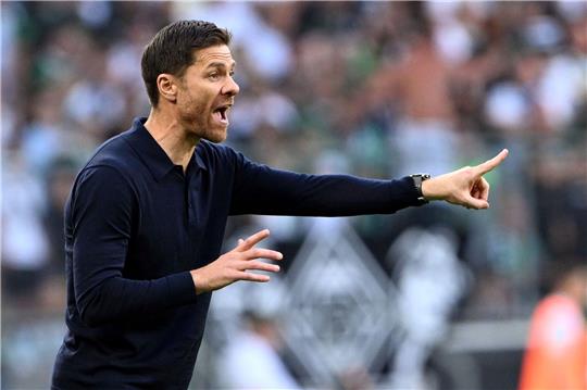Antreiber in Leverkusen: Cheftrainer Xabi Alonso.