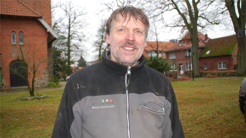 Apensens Bürgermeister Frank Buchholz kritisiert die Stagnation der Bau- und Gewerbegebiete im Ort.