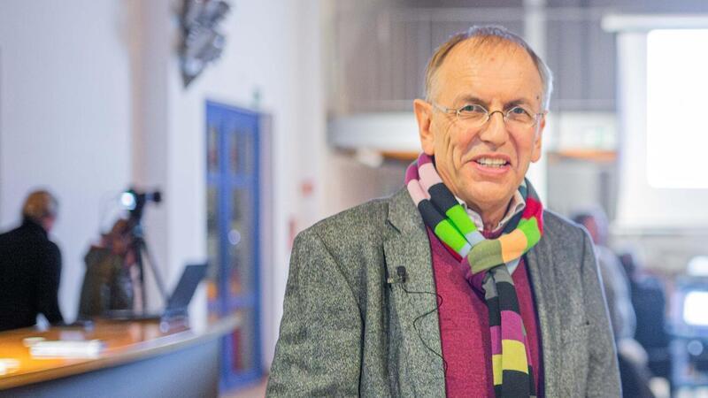 Architekt Hans-Joachim Ewert setzt sich für den Erhalt des ehemaligen Warenhauses ein.