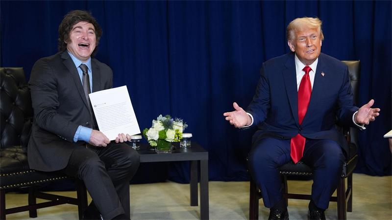 Wahlverlierer Bolsonaro will Opposition von USA aus anführen Argentiniens Staatschef Milei und US-Präsident Trump sind Unterstützer der Bolsonaros. (Archivbild)