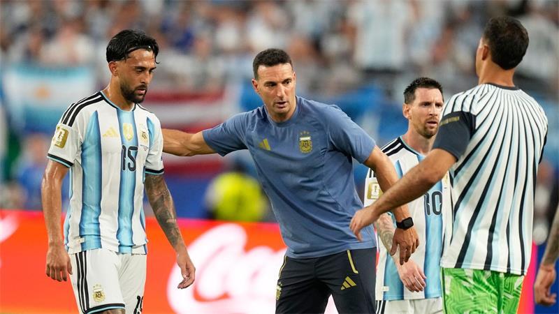 Argentiniens Trainer Lionel Scaloni.