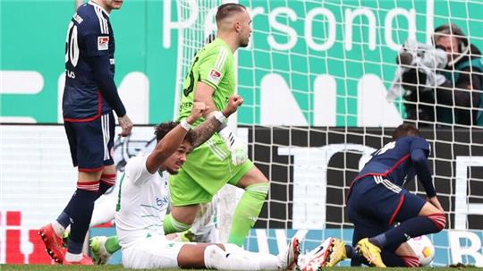 Armindo Sieb (M) war Fürths Matchwinner gegen die Fortuna aus Düsseldorf.