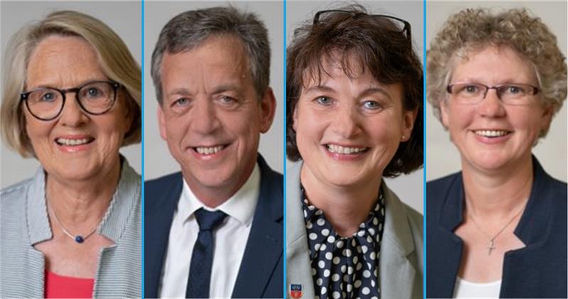 Arnhild Biesenbach, Helmut Dammann-Tamke, Sandra Lemmermann und Silja Köpcke.