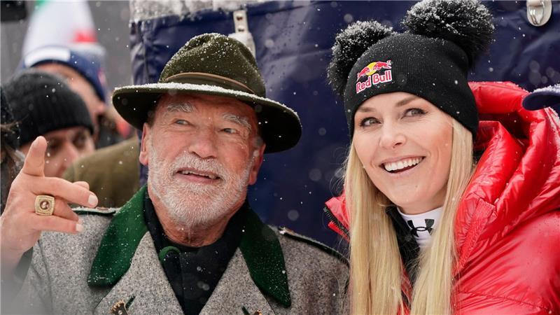Arnold Schwarzenegger und Lindsey Vonn sind befreundet. (Archivbild)