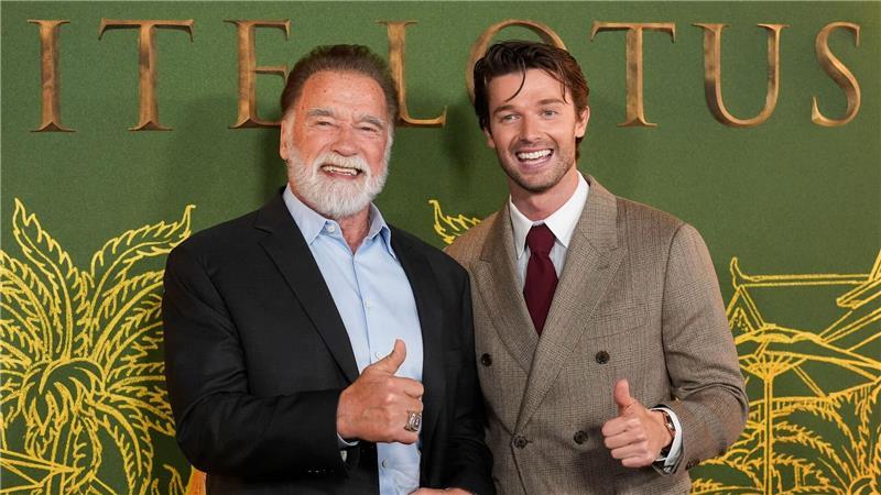 Patrick und Arnie Schwarzenegger gehen gern zusammen ins Gym Arnold und Patrick Schwarzenegger (Archivbild).