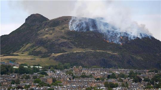 Arthur’s Seat ist ein Wahrzeichen Edinburghs.