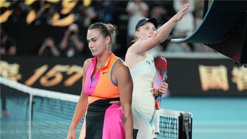 Aryna Sabalenka hat in Melbourne eine weitere Final-Enttäuschung erlebt.