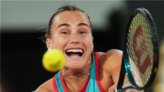 Aryna Sabalenka steht in Paris erstmals im Finake.