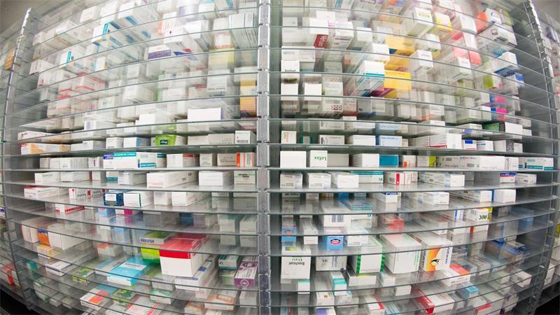 Arzneimittel in einer Apotheke: Hamburg hat im ersten Halbjahr 2026 mehr Medikamente exportiert. (Symbolbild)