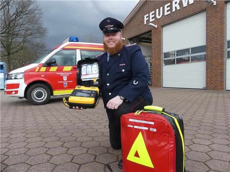 Assels Ortsbrandmeister Matthias Seba freut sich über den Konsens zur Einrichtung von Notfallgruppen.